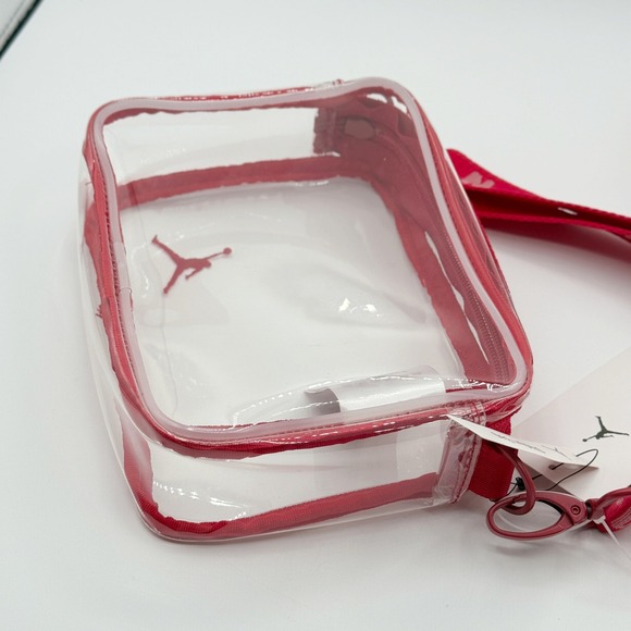 Nike Jordan Stadium Clear Crossbody Bag Fanny Hip Waist Belt Pack 9A0848-R78 - Picture 3 of 7